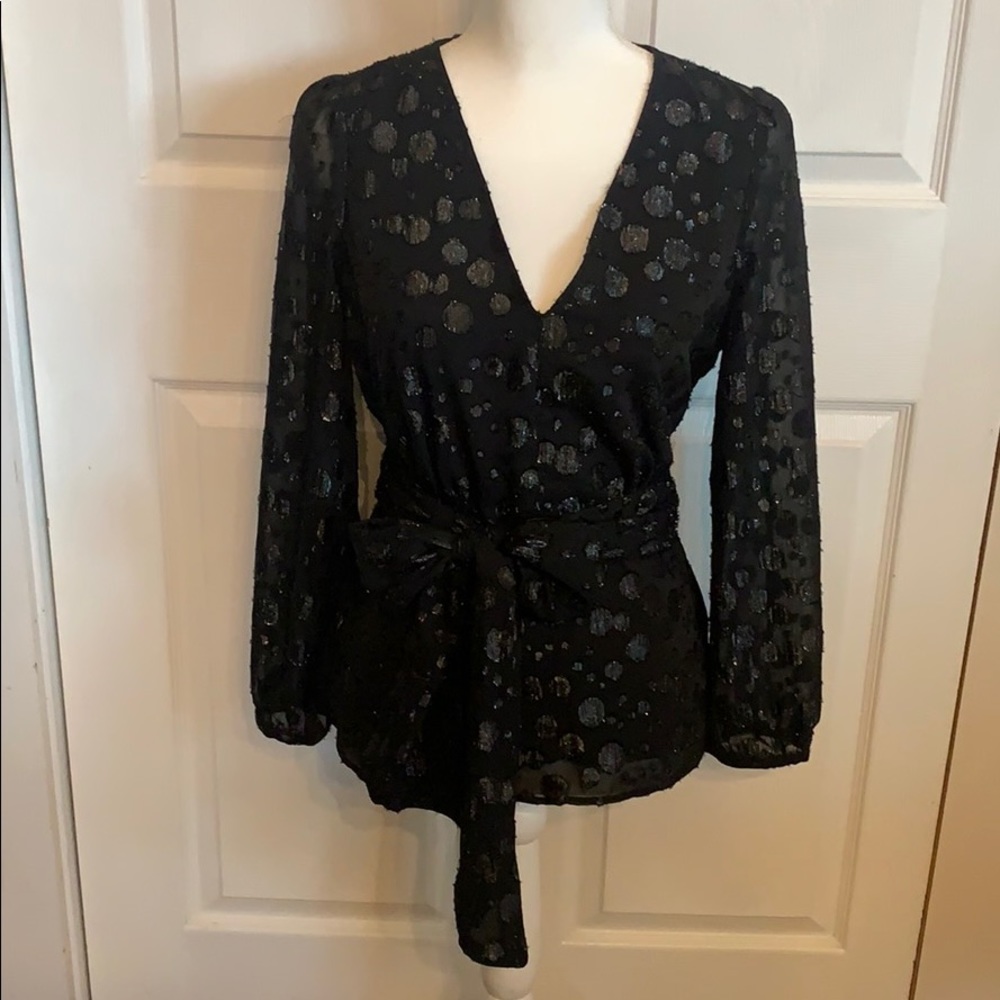 J Crew Wrap Top